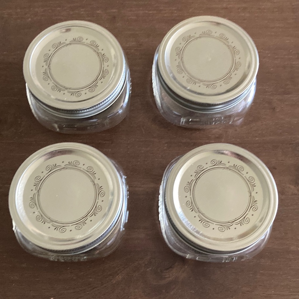 8 oz. Collection Elite Wide Mouth Half Pint Jar (Pack of 4)